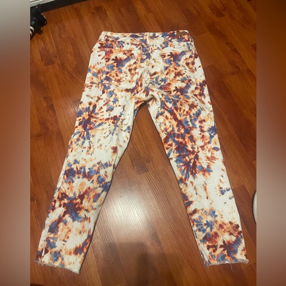 Skinnygirl Denim - Skinnygirl stretch, ankle jeans size 30/10 tie-dyed. Reagan seamed skinny.